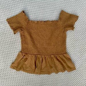 American Eagle off-the-shoulder ruffle top